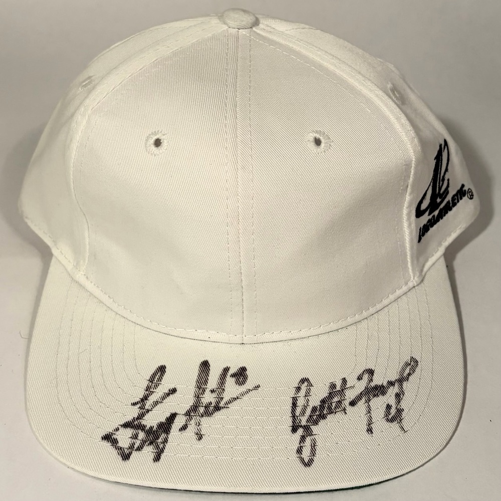 ULTRA RARE: Dual-Signed Brett Favre & Troy Aikman Logo Athletic Vintage Cap #8